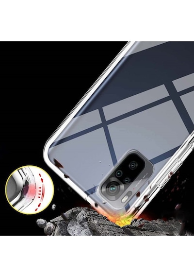Xiaomi Redmi Note 10S 360 Kilif Seffaf Ön Arka Korumali Silikon 532887746