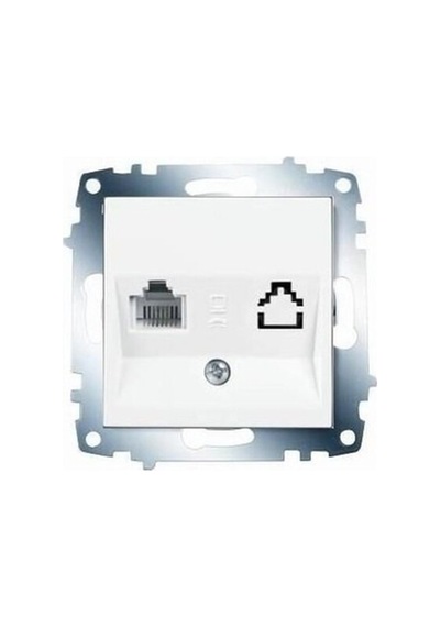 Telefon Prızı Rj11 Beyaz