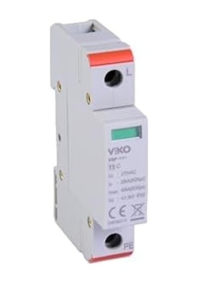 Vsp-1/40/c Modüler Parafadur 40ka 1kutup C Tip