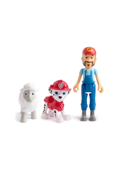 Paw Patrol 3 Lü Figür Seti 6072983 Marshall Ve Farmer Al Cicciobello