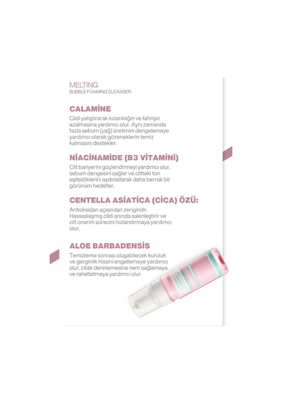 Yüz & Makyaj Temizleme Köpüğü Niacinamide & Calamine İçerikli Siyah Nokta Karşıtı 2025 Ödüllü