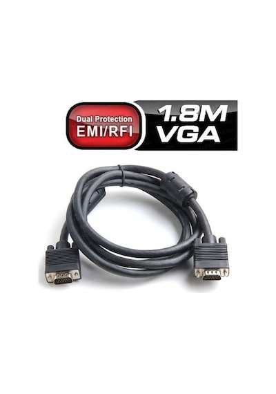 Dark Vga Kablo 1.8M Ferrit Core Emi/Rfi Filtreli Dk-Cb-Vgal180