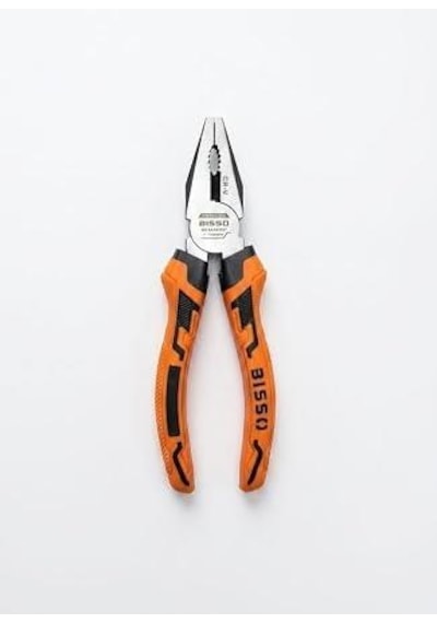 Bısso 1. Kalite Profesyonel Kombinasyon Pensesi 7 İnç 180 Mm - Yüksek Kalite Krom Vanadyum Çelik Cr-v , Ergonomik İzoleli Sap, Ağır Hizmet Tipi Tel Kesici Ve Genel Amaçlı El Aleti