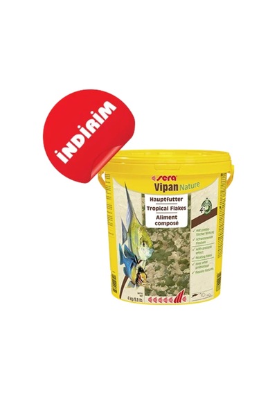 Sera Vipan Large Flakes Nature 50 Gr Kovadan Bölme