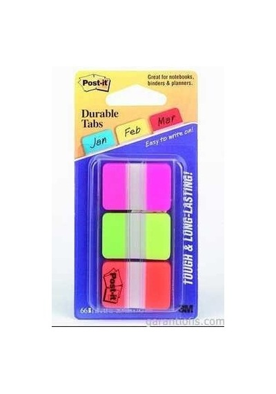 Post-it 686-pgo Yapışkanlı Sert Seperatör 3 Renk X 22 Adet
