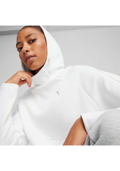 Puma Evostrıpe Kadın Kapüşonlu Sweatshırt 677877 02 BEYAZ