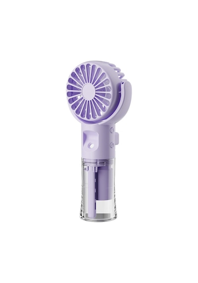 Cevval F4 Buharlı El Fanı Şarjlı Mini Masaüstü Fan Type-c Usb Soğutucu Nemlendiricili Taşınabilir Fan