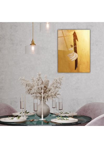 Decorita | Dini Islami Tablo | Elif Harfi | Cam Tablo