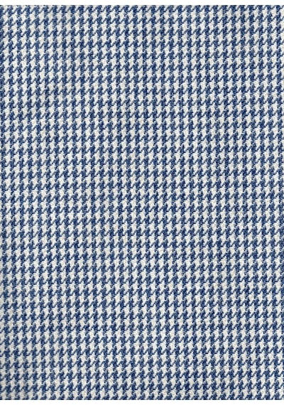 Enesar Home Keten Kaz Ayağı Döşemelik Kumaş Premium Dokuma Mavi 100 x 140 cm