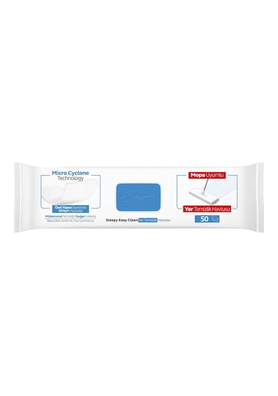 Sleepy Yer Temizlik Havlusu Mop Çamaşır Sulu 1820 G Micro Cyclone Teknolojisi 8'li Avantaj Pake Tarı