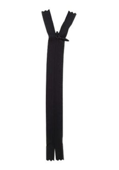 Gizli Fermuar 18cm Siyah 5 Adet