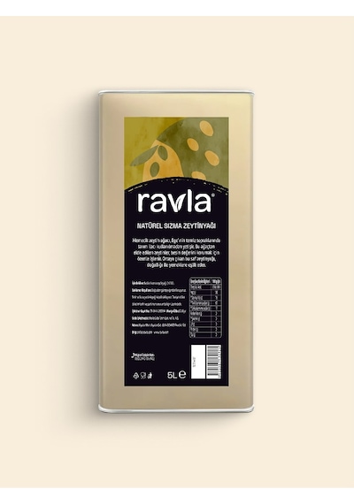 Ravla Naturel Sızma Zeytinyağı - Sofralık 5l