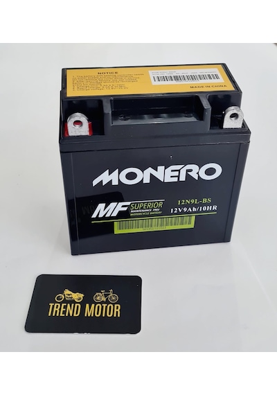 12v 9ah 12n9l-bs Motosiklet Akü - Dik Model Akü