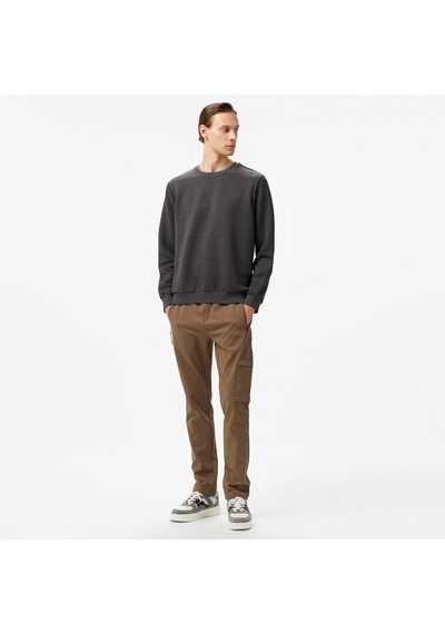 Nautica Erkek Gri Regular Fit Sweatshirt Düz K37225t Gri