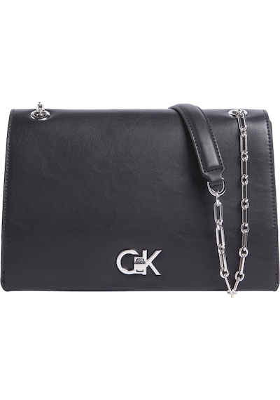 Calvin Klein Ck Re-lock Medıum Chaın Kadın Siyah Çanta Lv04f3104g-ub1 Siyah