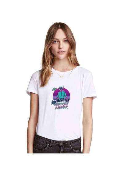 Pubg Wınner Adam Baskılı Beyaz Kadın Tshirt (534816876)