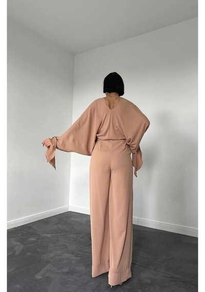 Defymoda Bej İkili Takım Bej