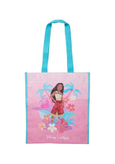 Smiggle Moana Desenli Alışveriş Çantası Pembe