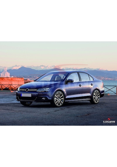 S-Dizayn  Volkswagen Jetta Krom Ön Panjur 4 Prç. 2011-2014