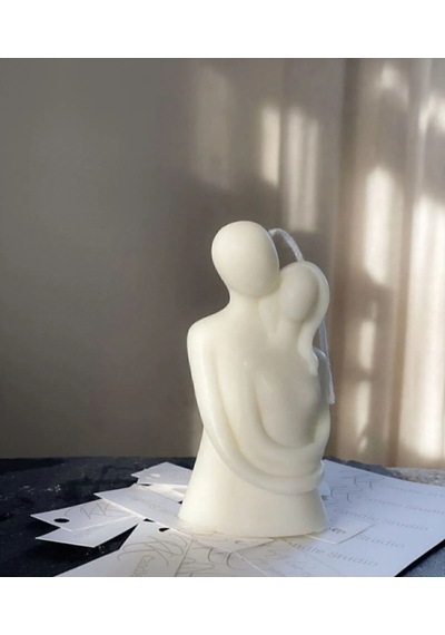 Bernami Vazo Pinterest Hediyelik Dekoratif Sarılan Çift Temalı Kokusuz Mum Kırmızı Ve Beyaz 2 Adet Diğer