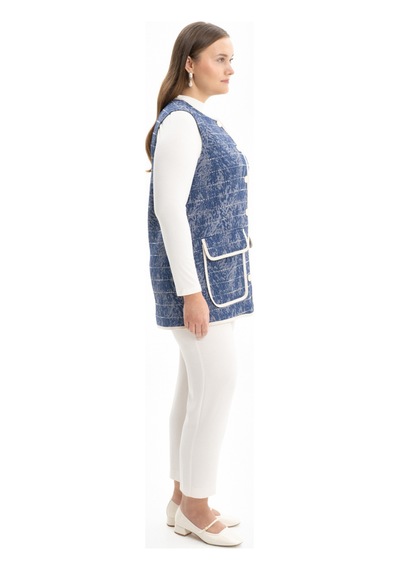 Aker 24ss09569111 Küçük Beden Yelek 24ss09569111 004 Mavi