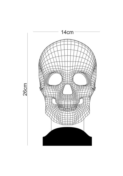 3d Led Lamba 3 Boyutlu Kuru Kafa Özel Gecelambası