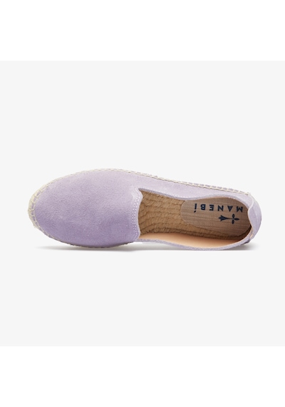 Manebi Hamptons Double Sole Kadın Mor Deri Espadril
