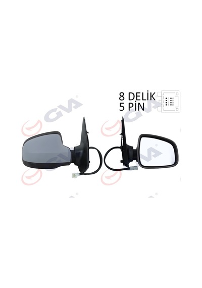 Gva 1019166-99 Dış Dikiz Aynası Sağ Sandero Stepway 2012 Ve Sonrası Elektrikli Isıtmalı Astarlı Konveks Sensörsüz Vm-6804ehpsr 963011787r