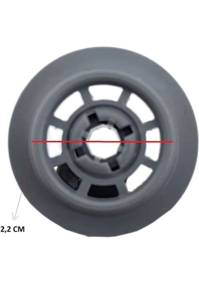 Hotpoint Uyumlu  Ariston Bulaşık Makinesi Alt Sepet Tekerleği 611475 4 Adet
