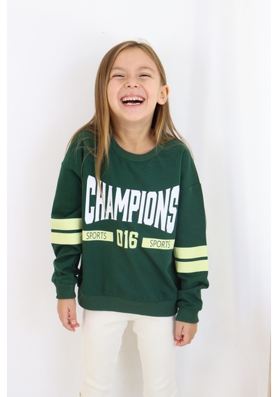 Miababy Champions Baskılı Sweat Karışık Renk
