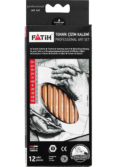 Kurşun Kalem Dereceli Profesyonel Set 15095
