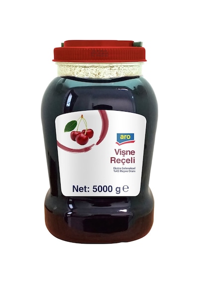 Aro Vişne Reçeli 5 Kg - Kahvaltılık Ve Tatlılar İçin Pratik Çözüm Tarı