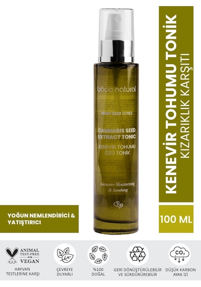 Bade Natural Kenevir Tohumu Özü Kızarıklık Karşıtı Tonik 100 ML