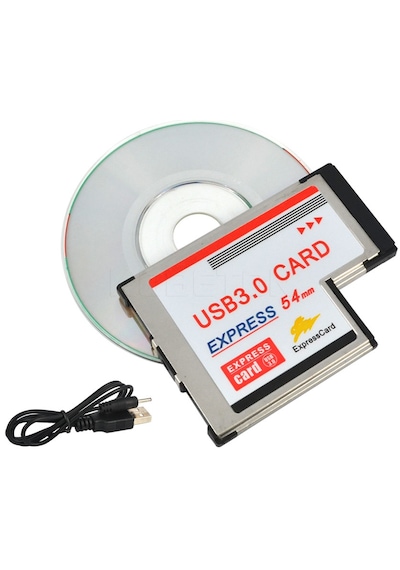 Alfais 5119 2 Port Usb 3.0 54mm Express Cardbus Pcmcia Adaptör Kartı