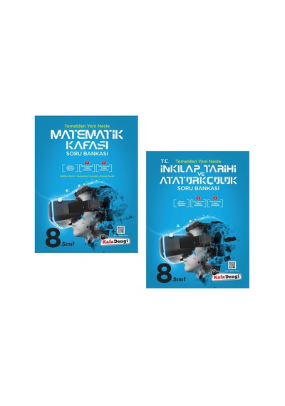 Kafadengi 8. Sınıf Lgs Matematik + İnkılap Tarihi Kafası Soru Set