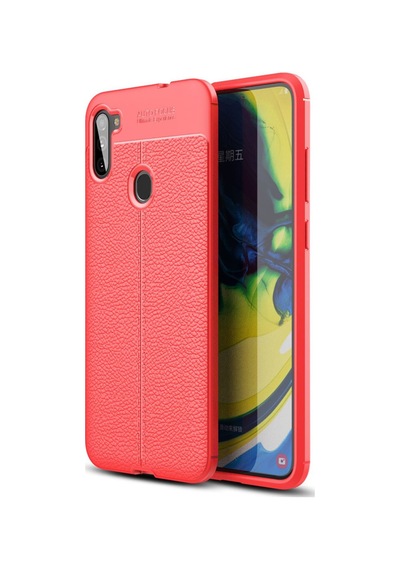 Galaxy Uyumlu A11 Kılıf Auto Focus Kapak - Kırmızı