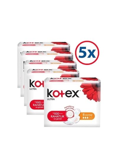 Kotex Ultra Normal Ped 8'Li 5 Adet