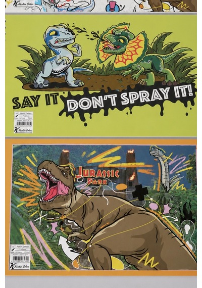 X Dekomus Lisanslı Jurassic World 17x24 Cm Resim Defteri Tek Adet Diğer