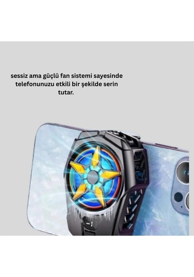 Dijital Ekranlı Yarı İletken Telefon Soğutucu 2 Kademeli Fan, 65 85 Mm Uyumlu