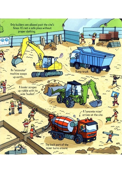 Look Inside A Building Site - Usborne