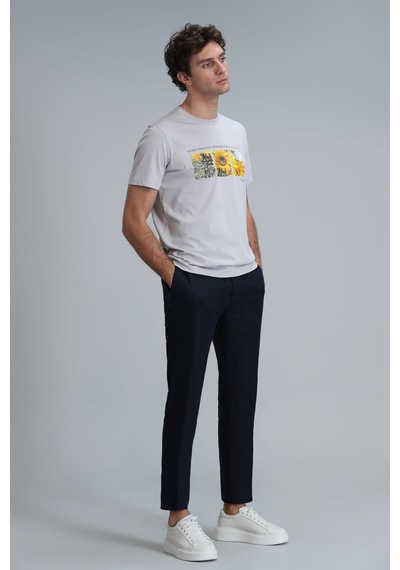 Lufian June Modern Grafik T- Shirt Tas Taş 111020192100190 111020192100190 Taş
