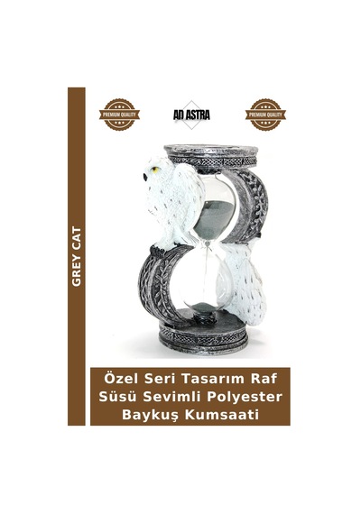 Özel Seri Tasarım Raf Süsü Sevimli Polyester Baykuş Kumsaati Çok Renkli