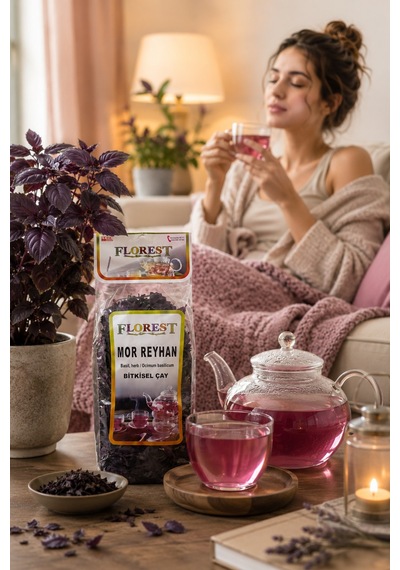 Florest Mor Reyhan Bitki Çayı 50 G Mor Reyhan - 913955054