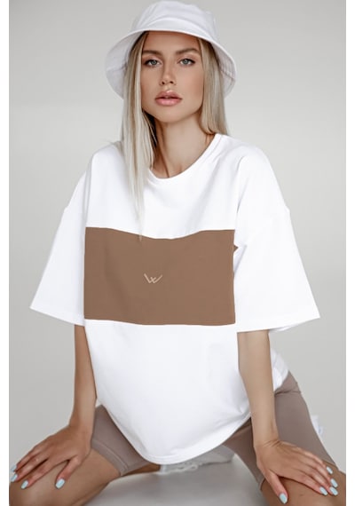 Madmext Mad Girls Beyaz Nakışlı Tişört Mg1421-beyaz Beyaz