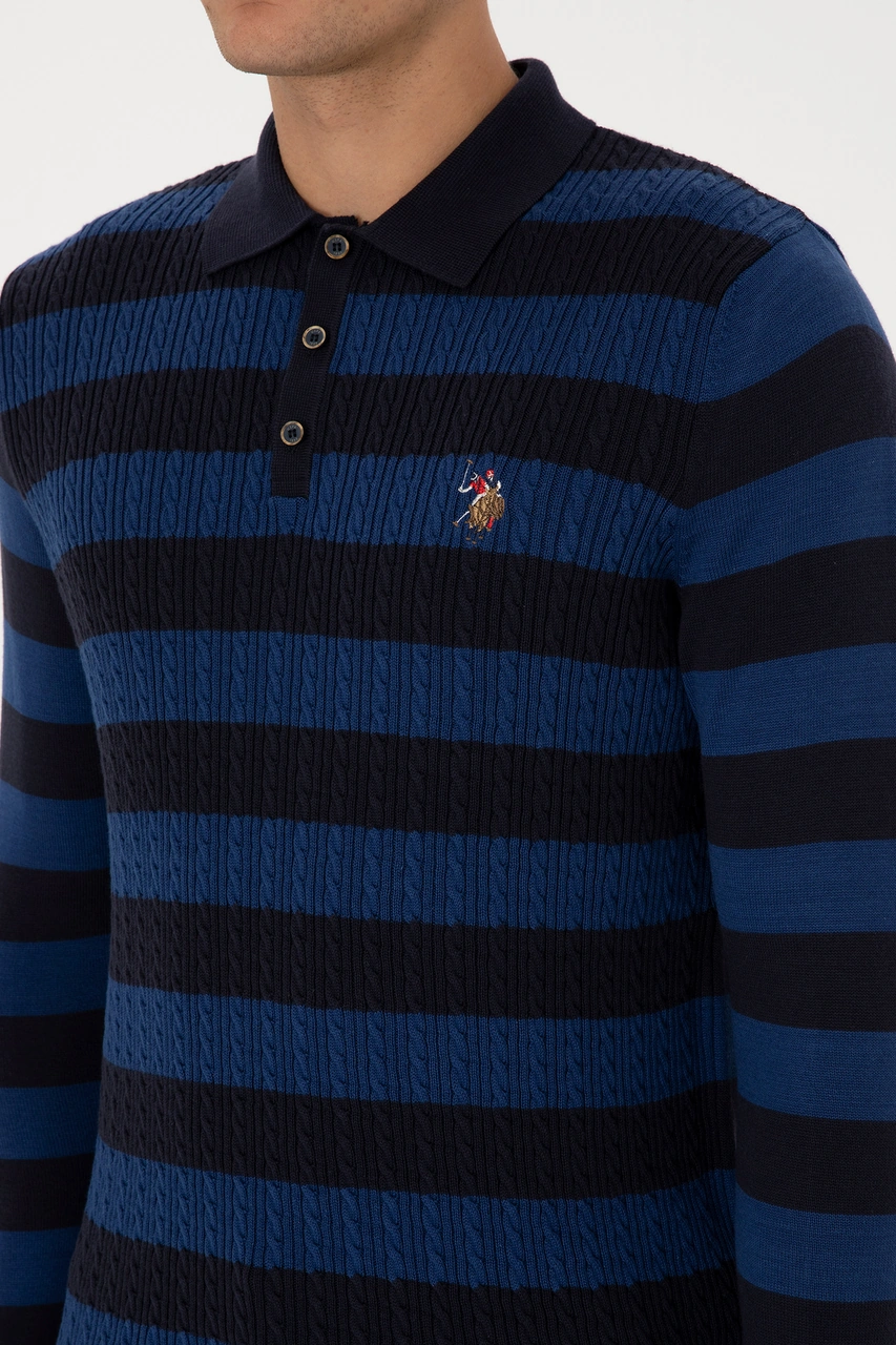 U.s. Polo Assn. Erkek Lacivert Kazak /triko 50308354-vr033 Lacivert