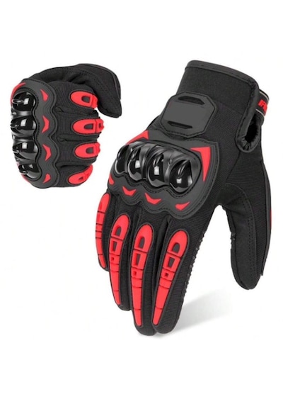 Probiker Riding Biker Motosiklet Eldiveni Korumalı Parmak Okuyucu Motor El