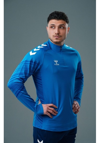 Hummel Line Antrenman Eşofman Üstü Sax Mavi
