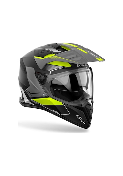 Airoh Bandit Tune Yellow Matt Kask Gri - Sarı