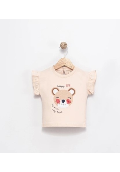 Babydoll T-shirt Divo Somon Pudra