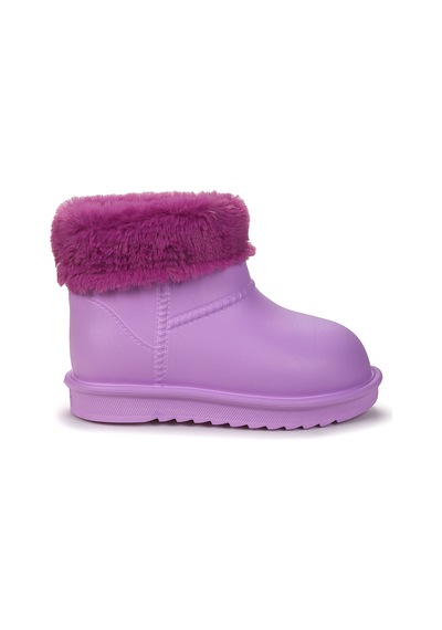 Kiko Kids Geta Su Geçirmez İçi Kürklü Kız Çocuk Eva Yağmur Kar Çizme Lila Lila